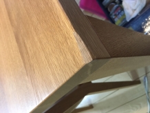 テーブル欠け　修理前